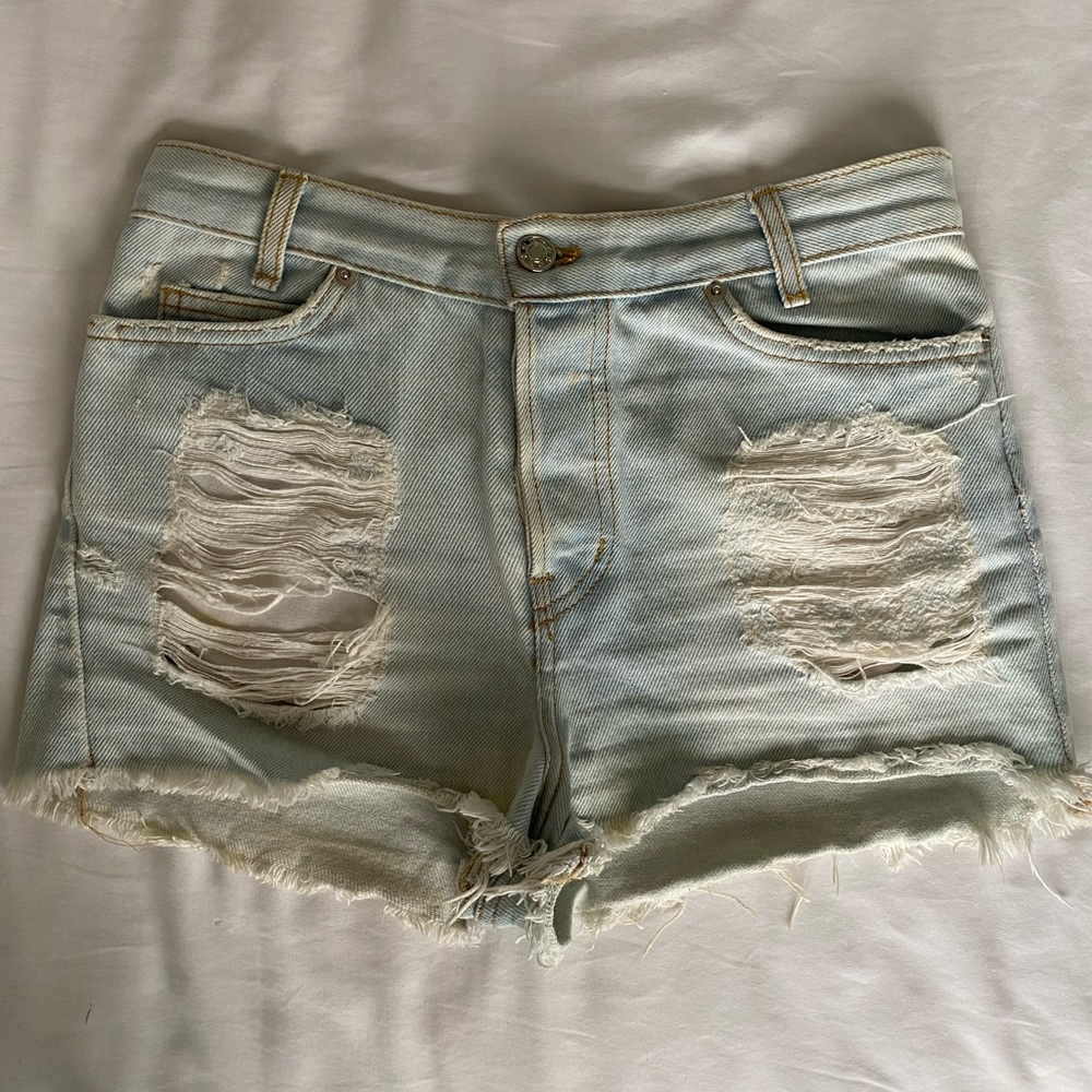 Brandy Melville Highwaisted Denim Shorts size 2